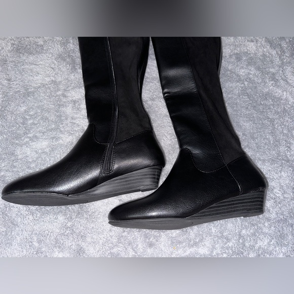 SO Albacore Women's Wedge Knee-High Boots Size 7.5 - Picture 3 of 6